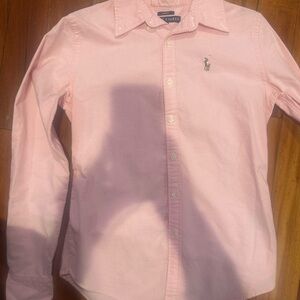 Ralph Lauren Soft Pink Button-Up Shirt